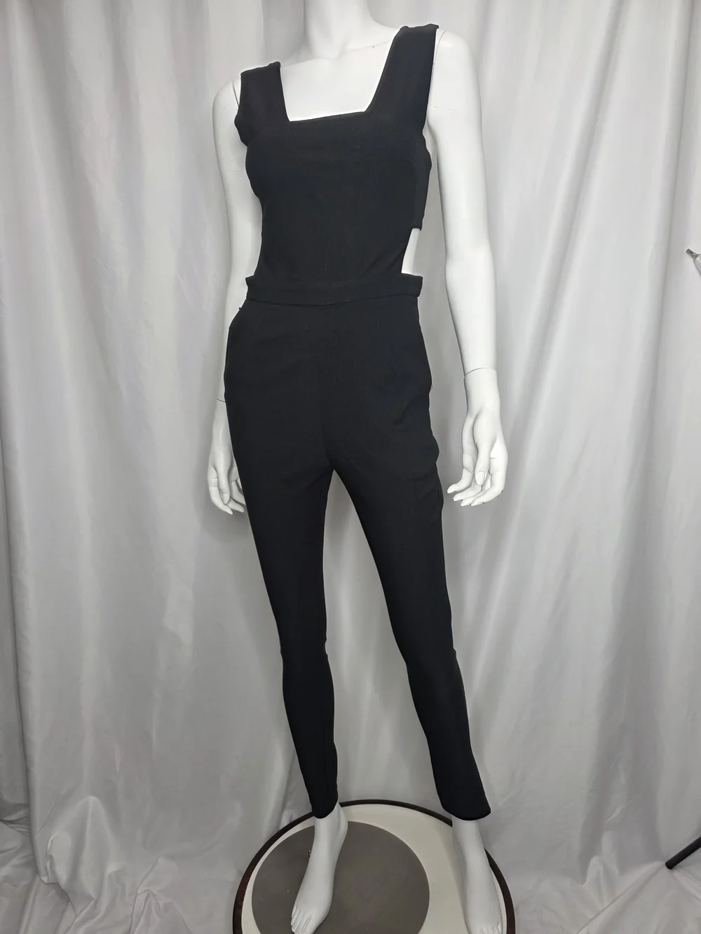 NASTY GAL Black Sleeveless Jumpsuit - Picture 2 of 11